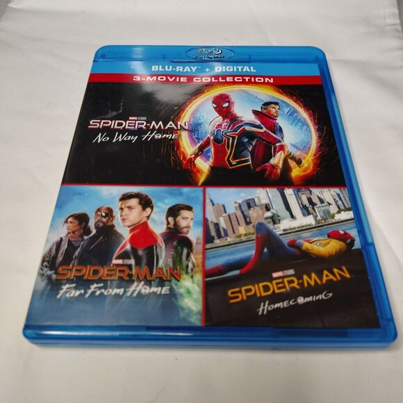 Marvel Spider-Man 3-Movie Collection BluRay Homecoming Far From Home No Way Home - Picture 2 of 12
